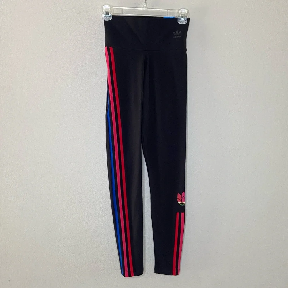 Adidas Essentials Leggings Black XS NWT - Picture 1 of 9
